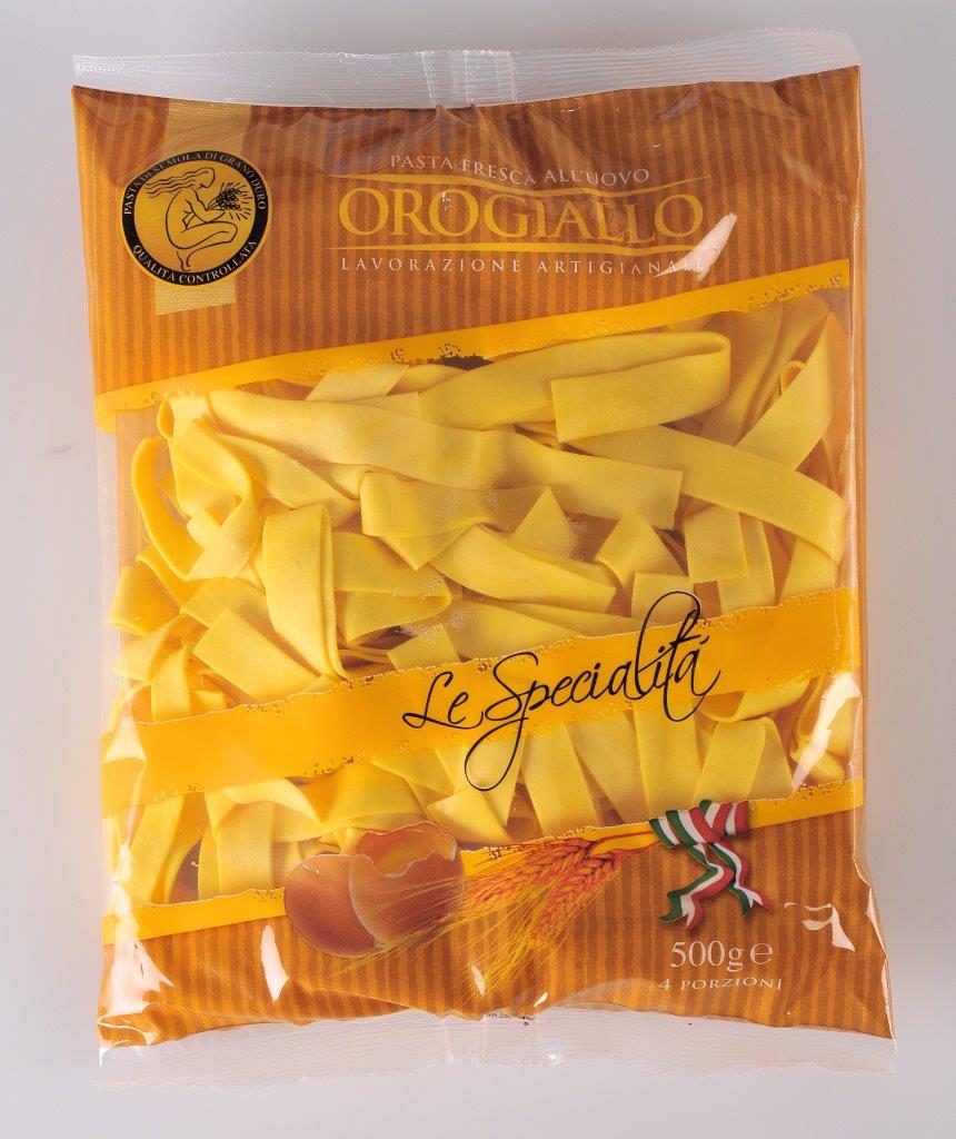 Le pappardelle all'uovo